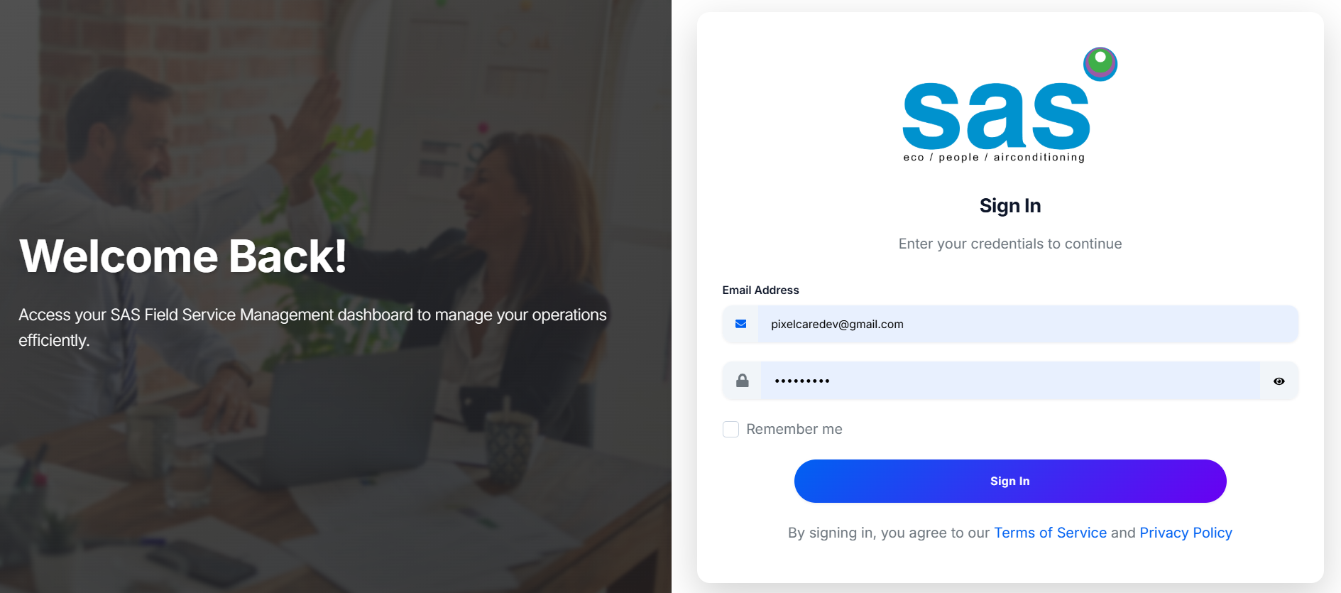 Login Page